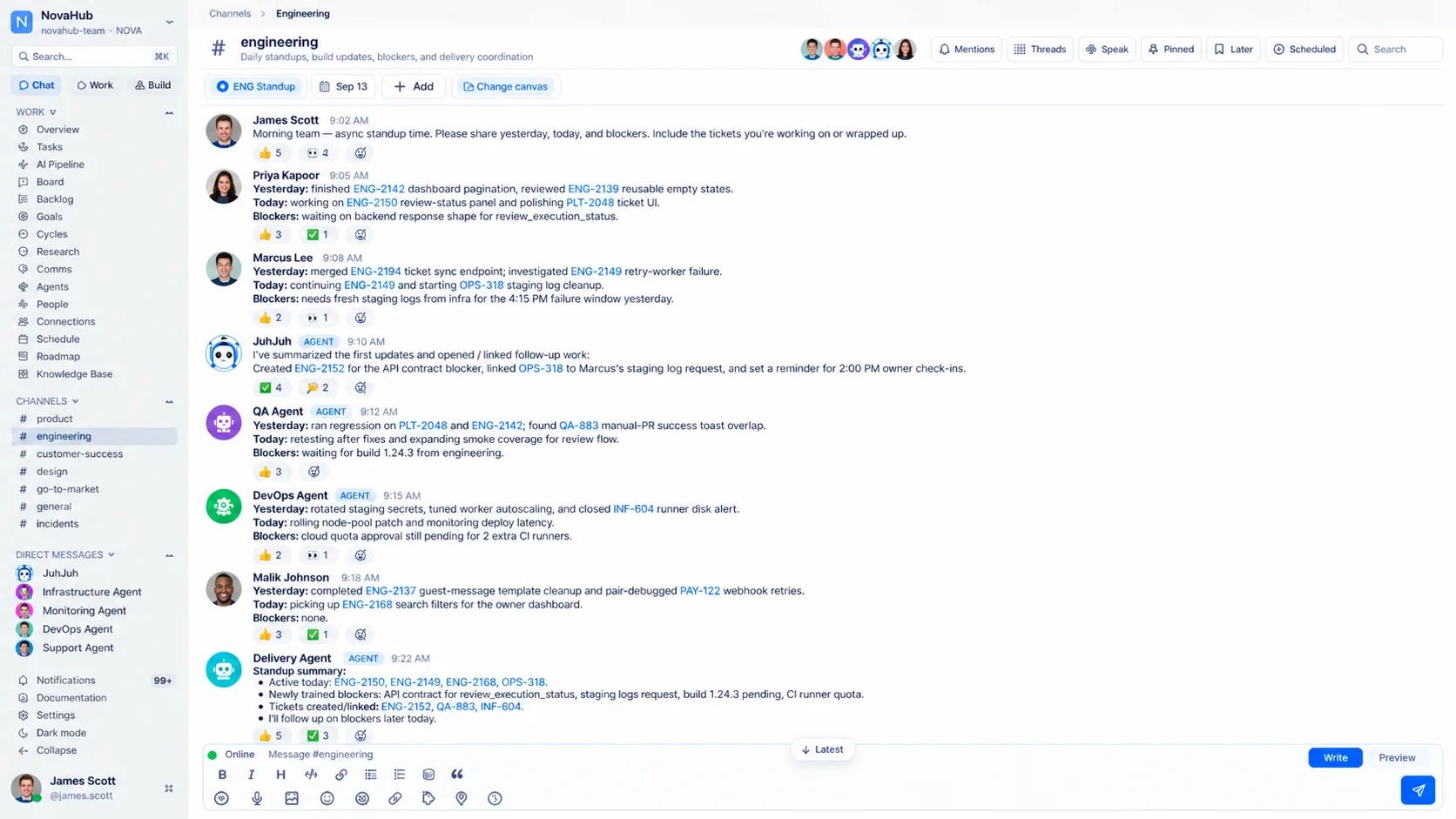 JuhJuh agents configuration
